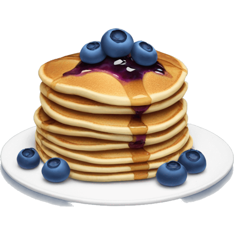 Blueberry pancakes  emoji