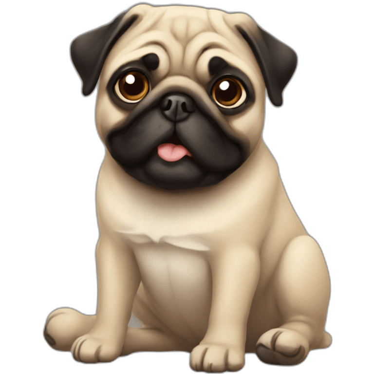 Pug emoji