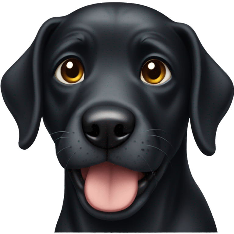 black dog emoji