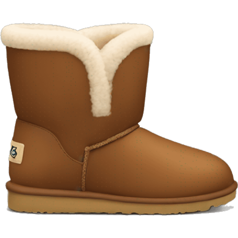 brown mini ugg boots emoji