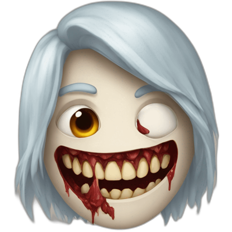 Un visage gore emoji