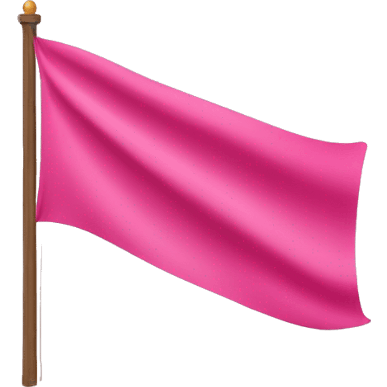 Bandera rosa emoji