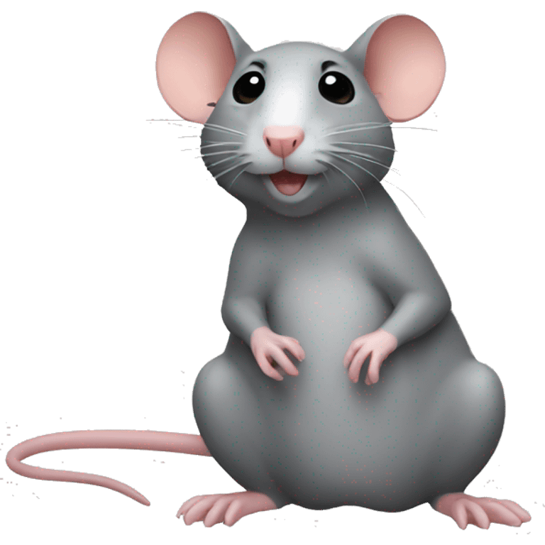 Rat with c4 emoji