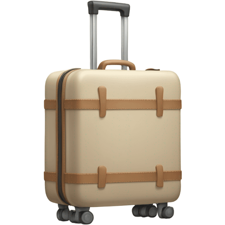 suitcase beige emoji