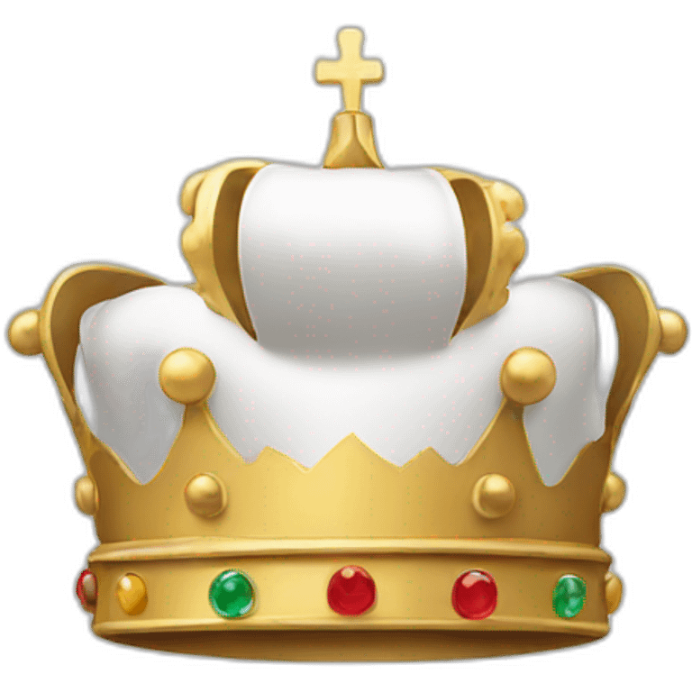 A White king's crown emoji