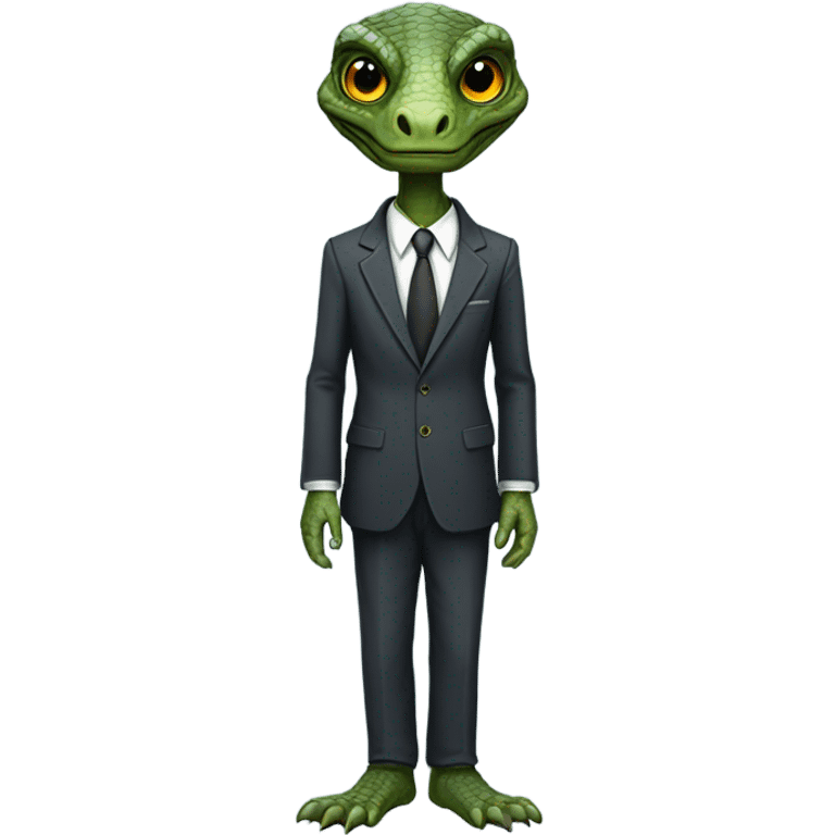 reptilian in suit emoji