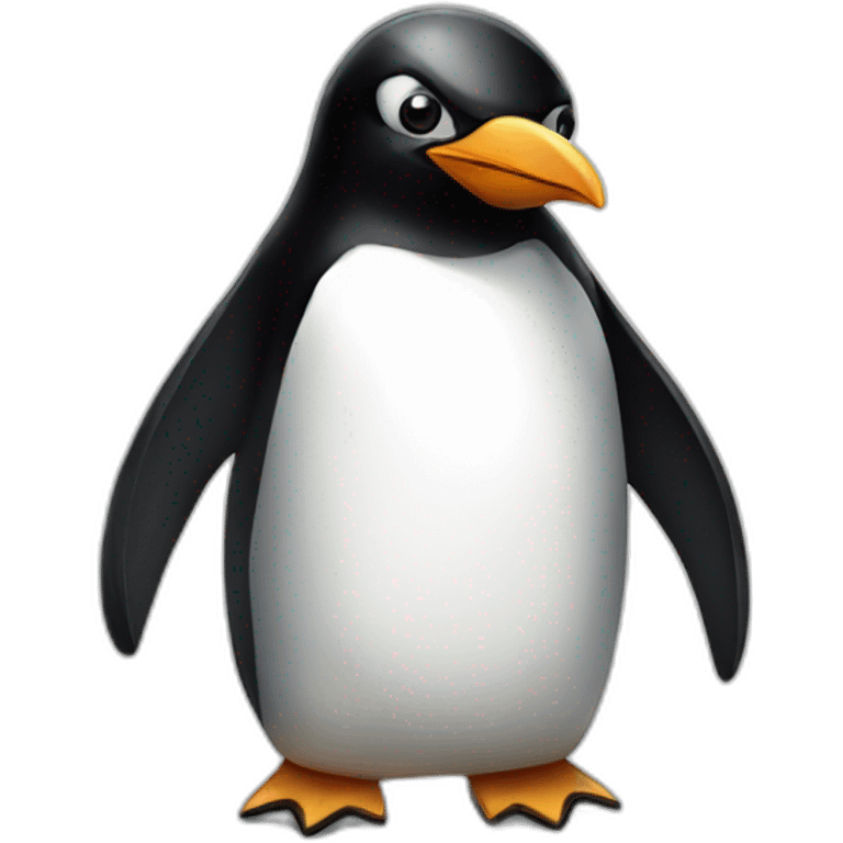 Badass Penguin emoji