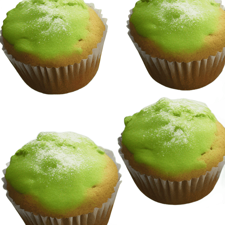 Matcha baked good emoji