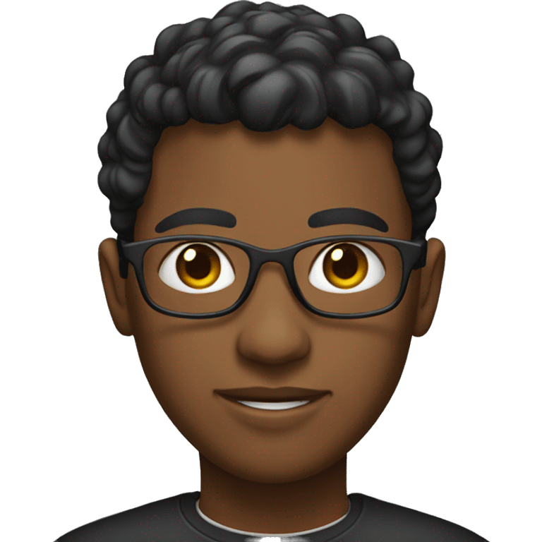 black computer science student emoji