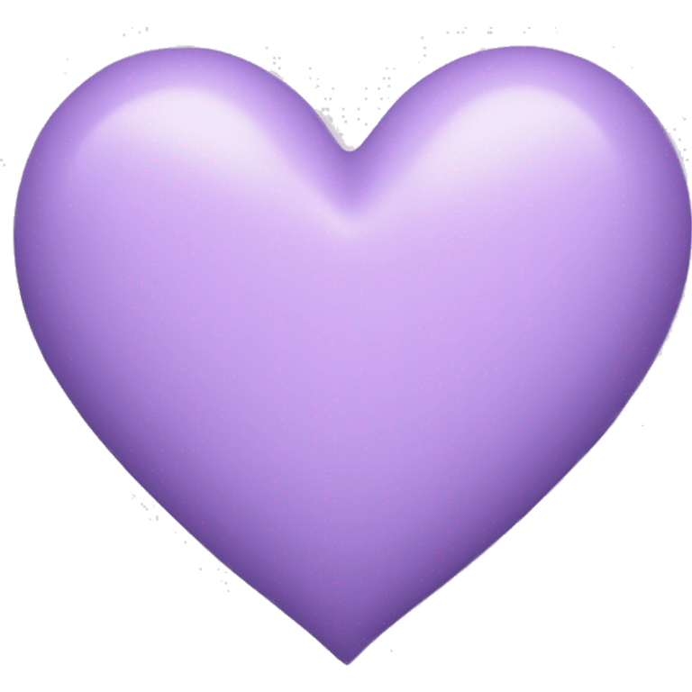 Pastel purple heart emoji