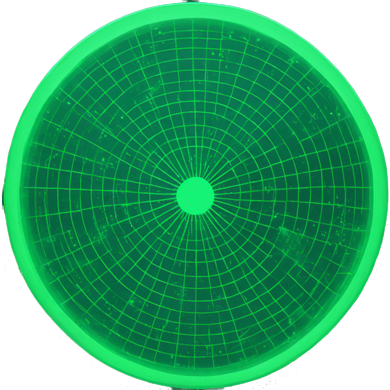 green radar screen emoji