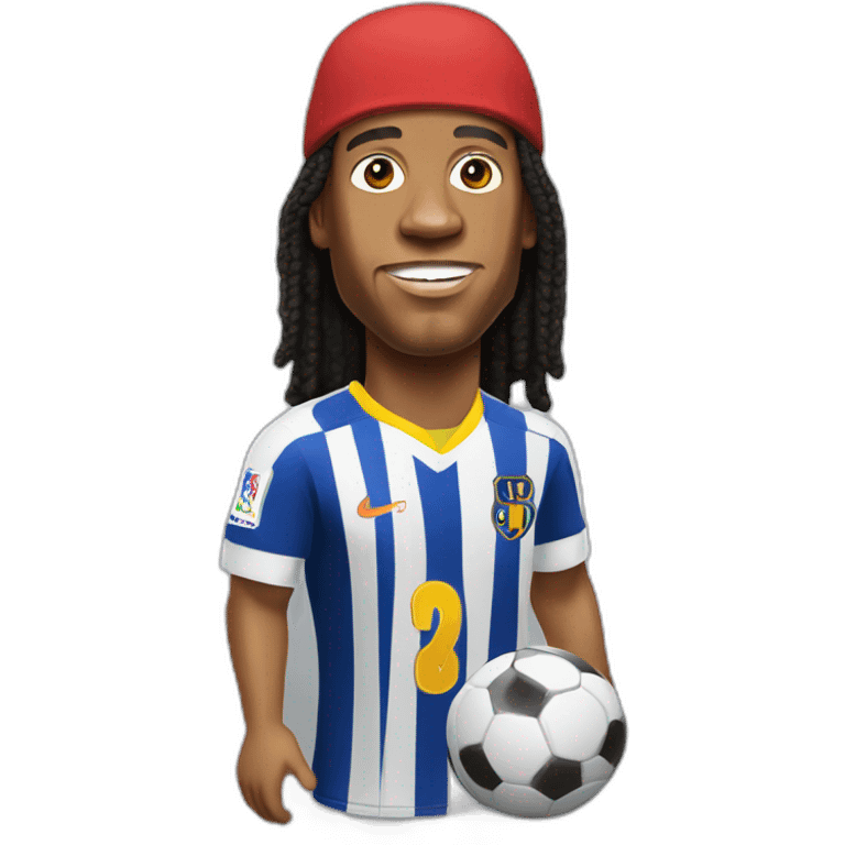 ronaldinho realistic football player emoji