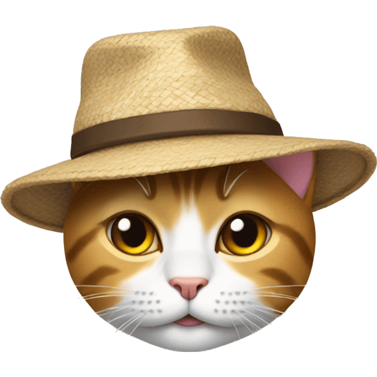 Katze mit Hut  emoji