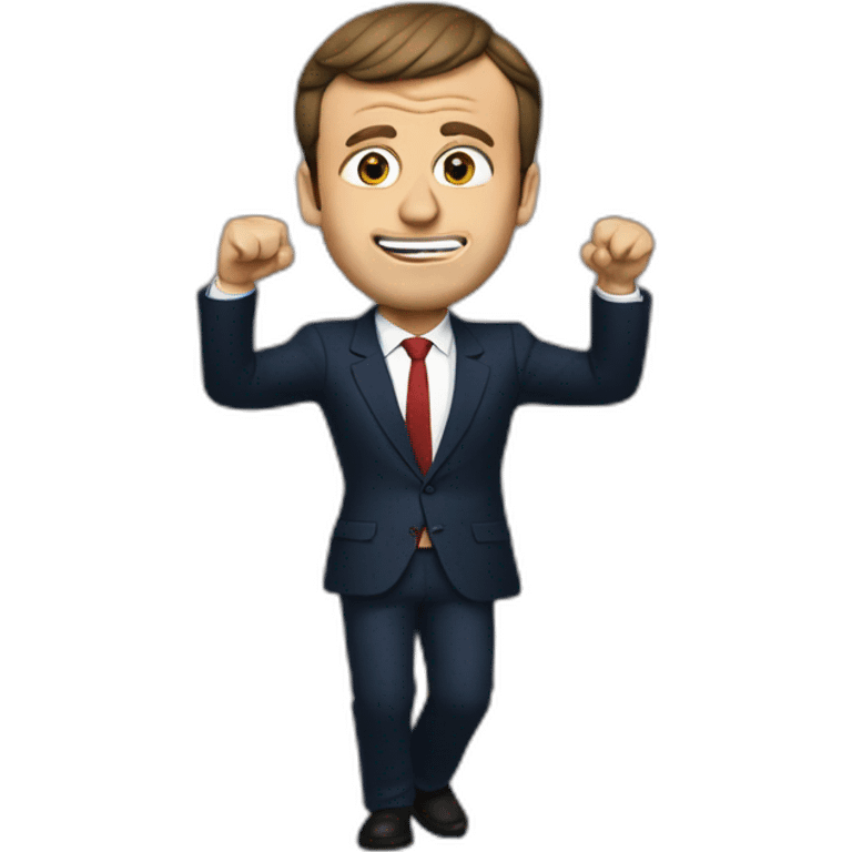 Macron qui twerk emoji