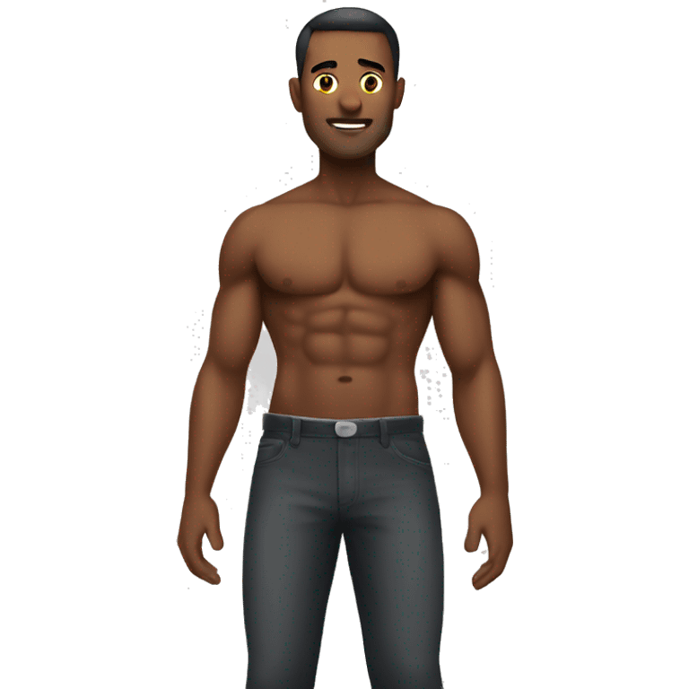 Man with abs emoji