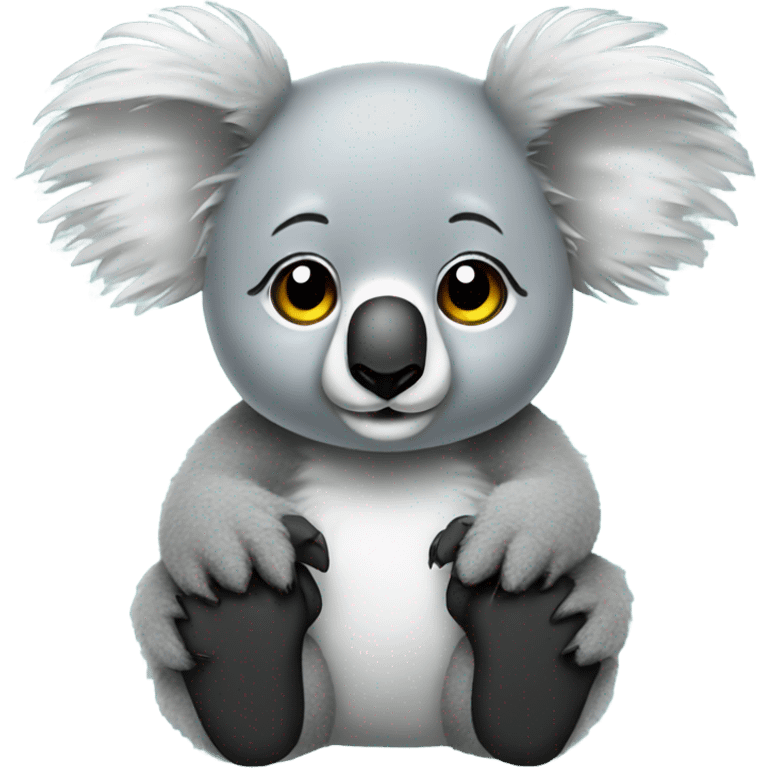 Koala with earmuffs  emoji