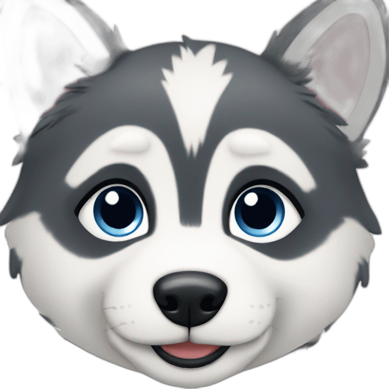 husky puppy emoji