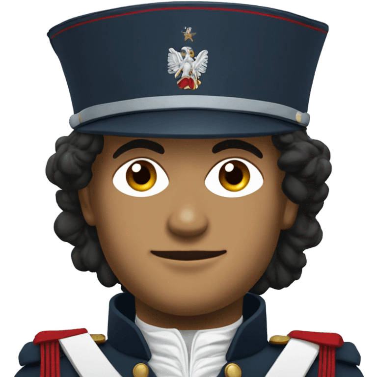 French solider with uniform Napoleon  emoji