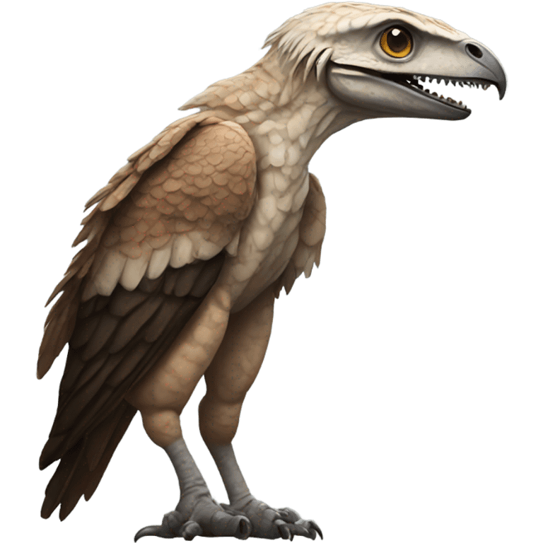 Raptor in thought  emoji