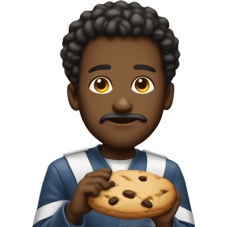 Big justice eating a cookie emoji