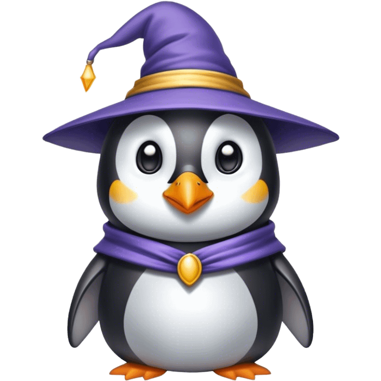 Penguin Wizard emoji