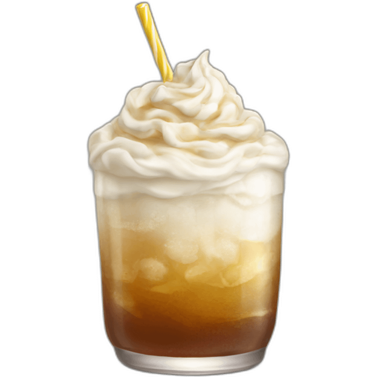 Cream soda float emoji