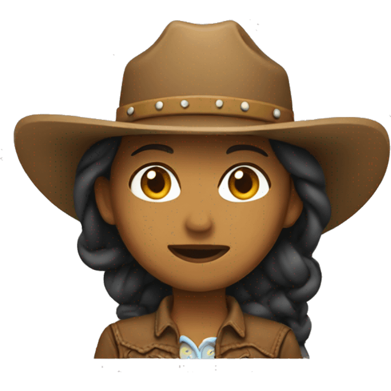 cowgirl, front angle  emoji