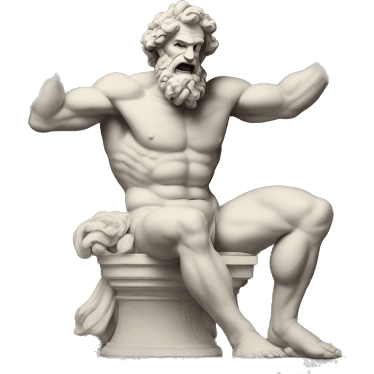 emoji inspired on the Greek statue of Laocoon emoji