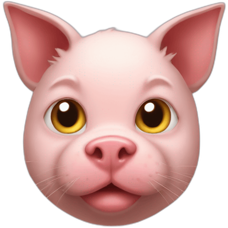 Pig-cat emoji