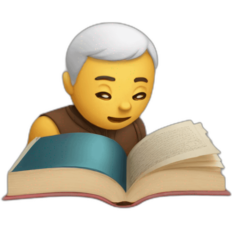 book reading a human emoji