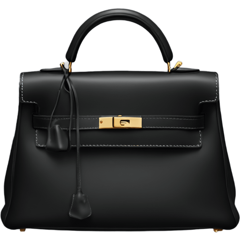 Hermes Kelly black emoji