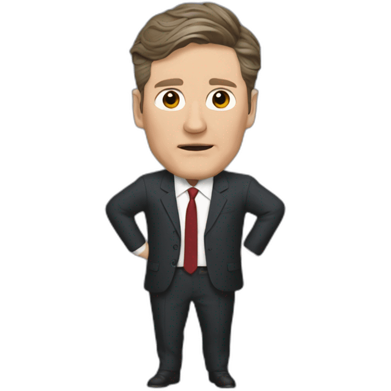 keir starmer custard accident emoji