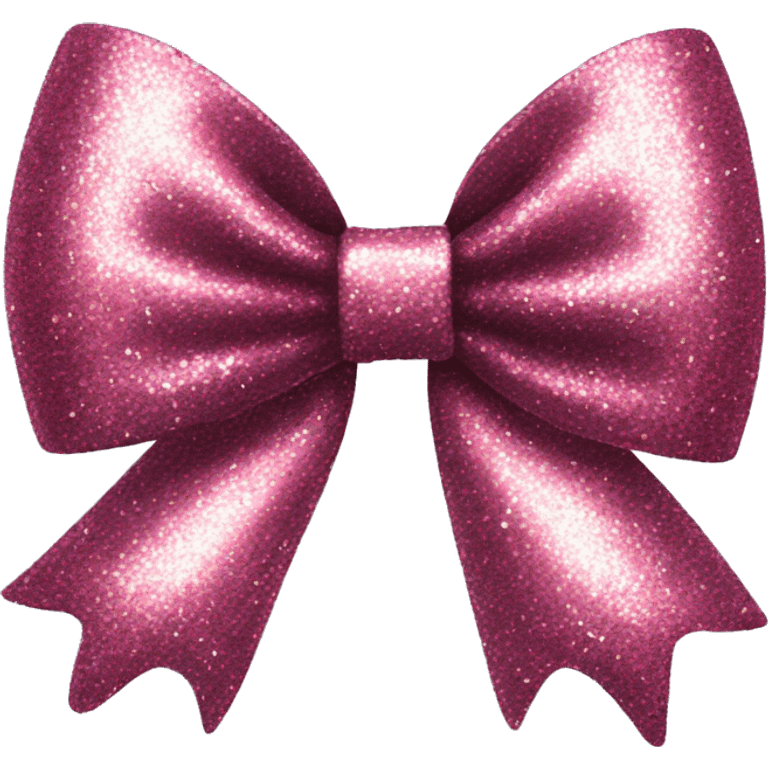 A glittery bow emoji