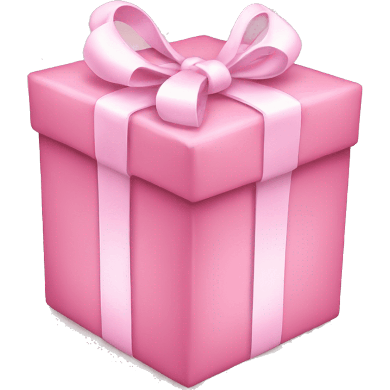 Light pink present emoji