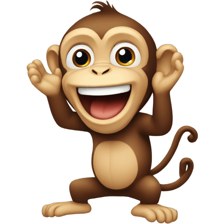 a monkey clapping emoji