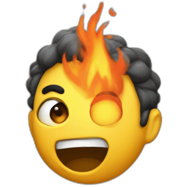 developer-in-fire-panic emoji