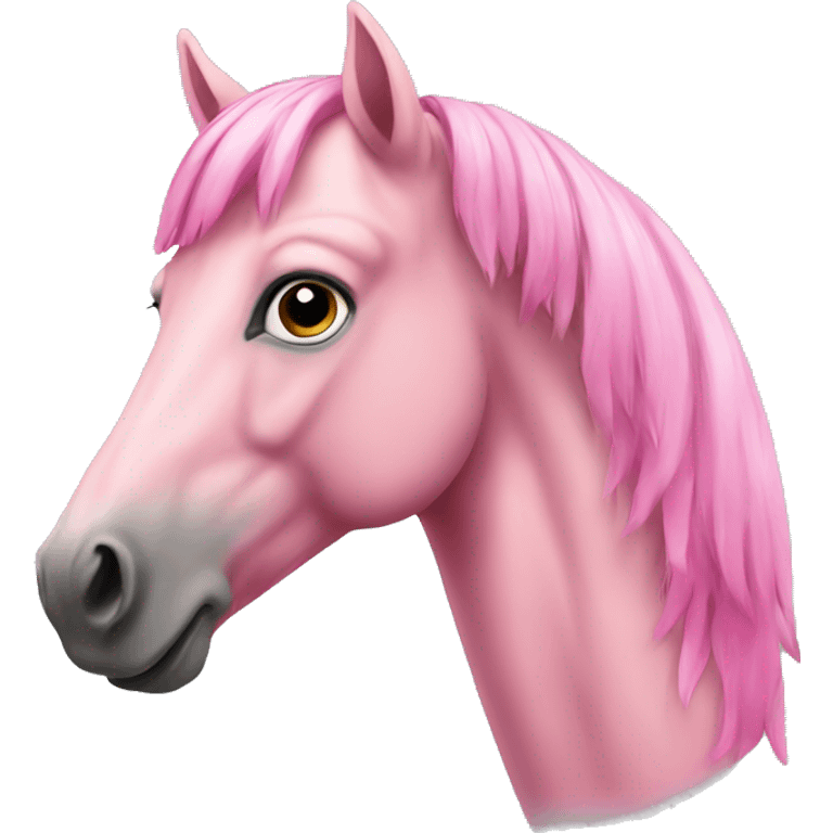 Pink horse emoji