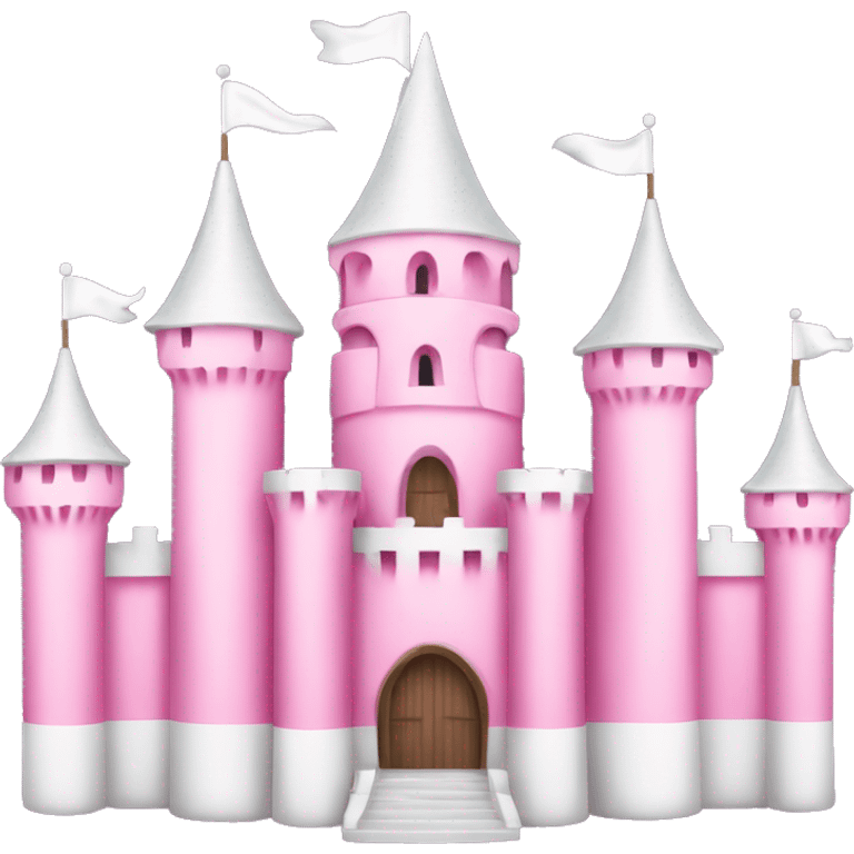 Castle disney pink and White emoji