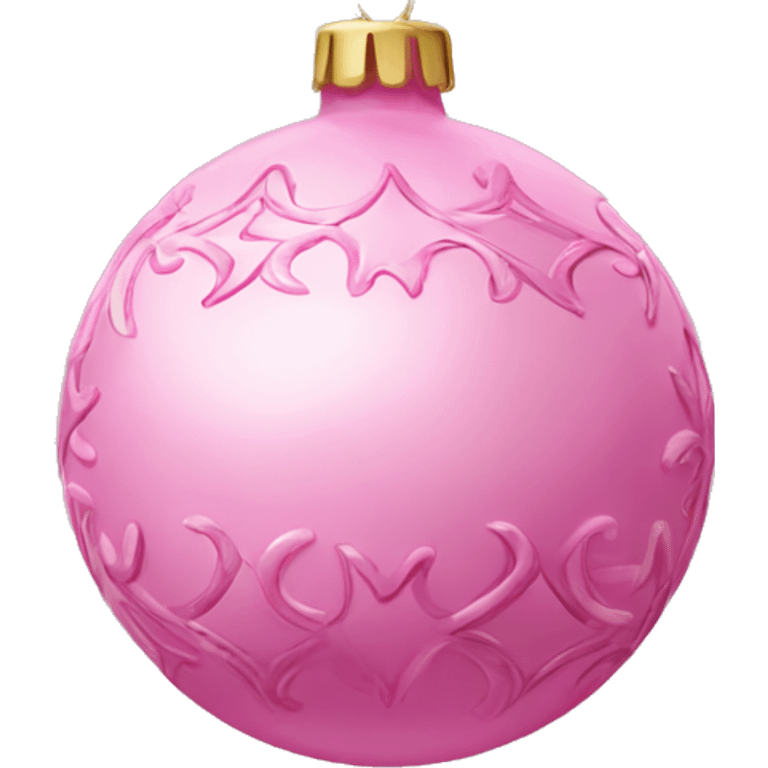 Pink ornament  emoji