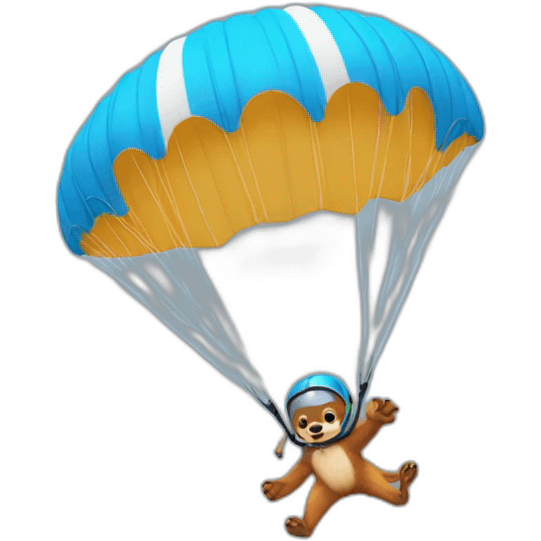 squirrel paragliding emoji