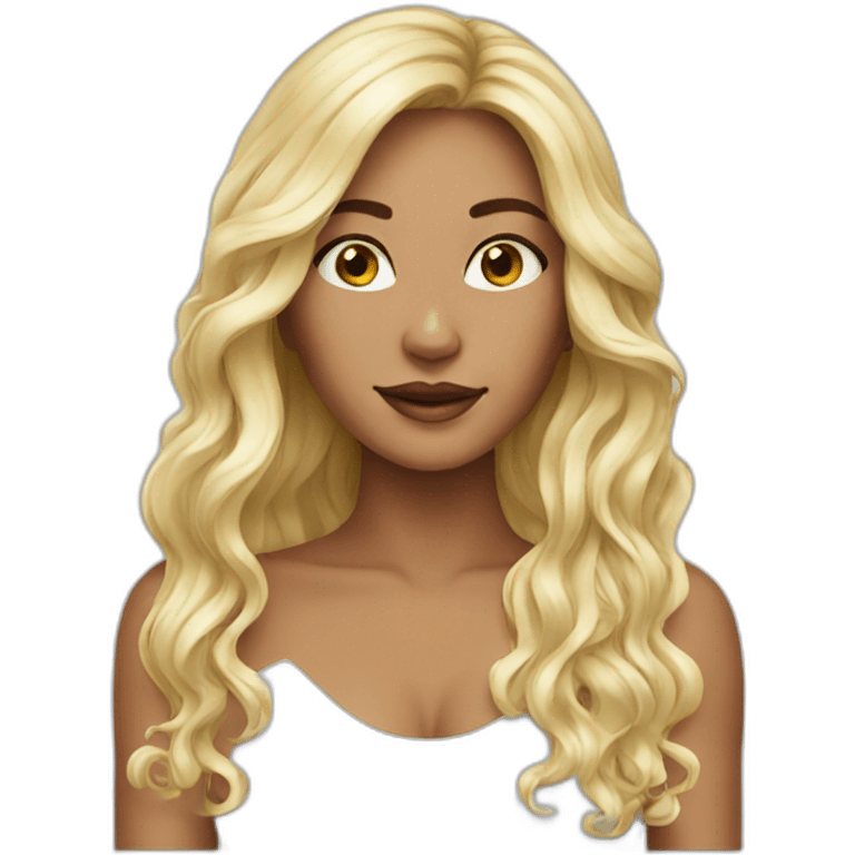 beauty long hair women emoji