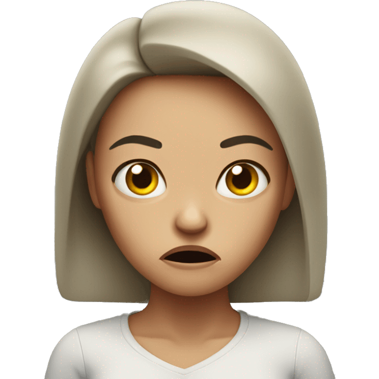 Very angry woman  emoji