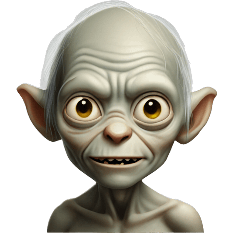 Gollum looking over shoulder  emoji