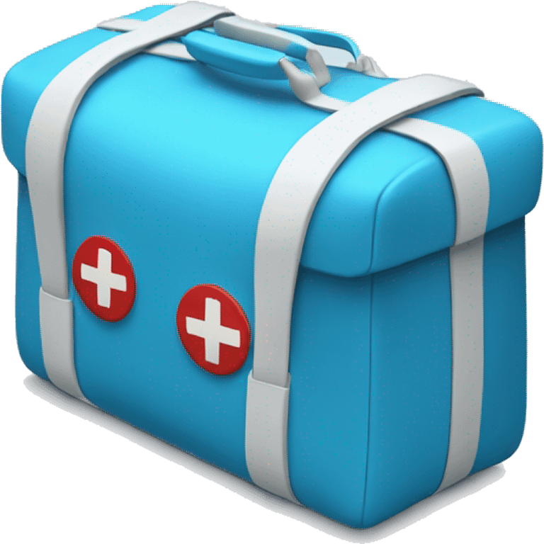 medical bag blue emoji