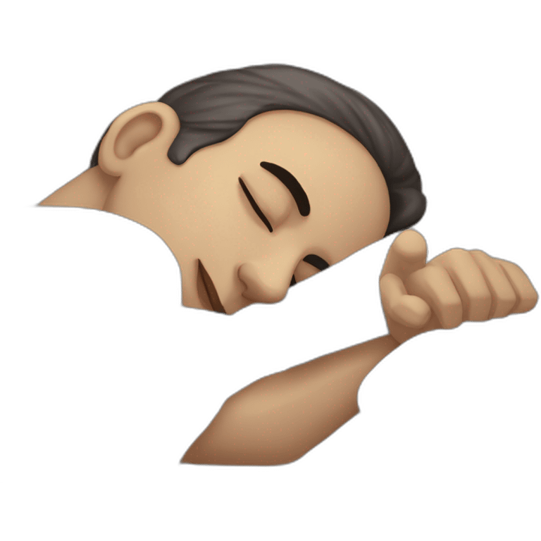 lgbt friendly Eric Zemmour sleeping withe emoji