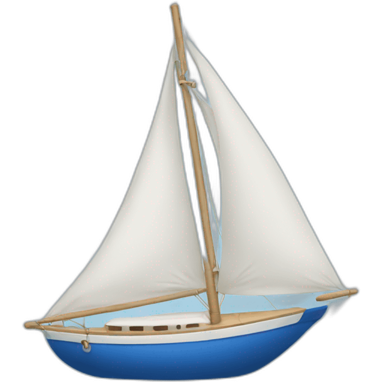 blue sailing boat  emoji