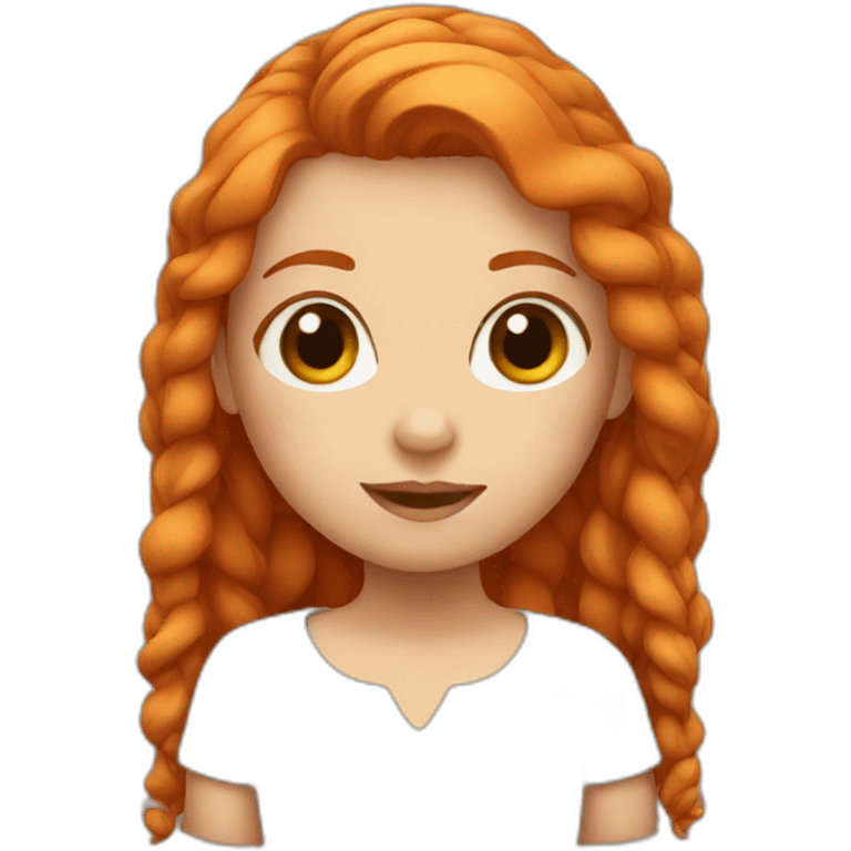 girl ginger  emoji