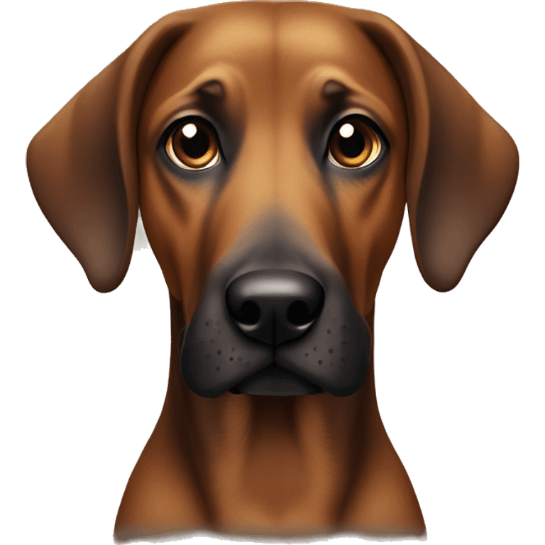 bavarian mountain hound dark ears emoji