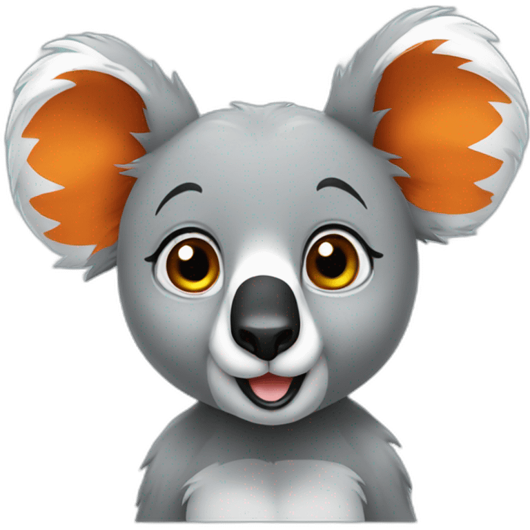 koala-with-fox emoji