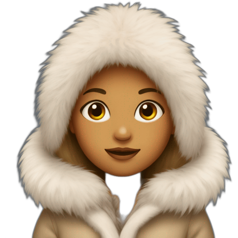 girl in fur emoji